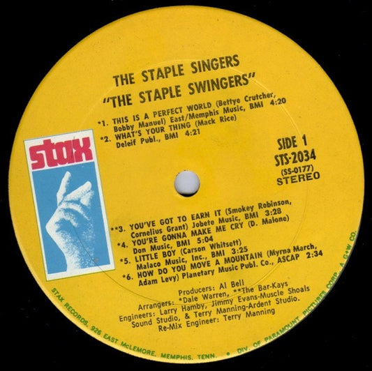 The Staple Singers Groovy Coaster - The Staple Swingers (Side 1)