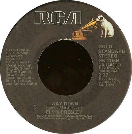 Elvis Presley Groovy Coaster - Way Down