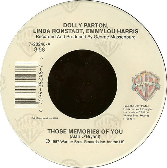 Dolly Parton Groovy 45 Coaster - Those Memories Of You