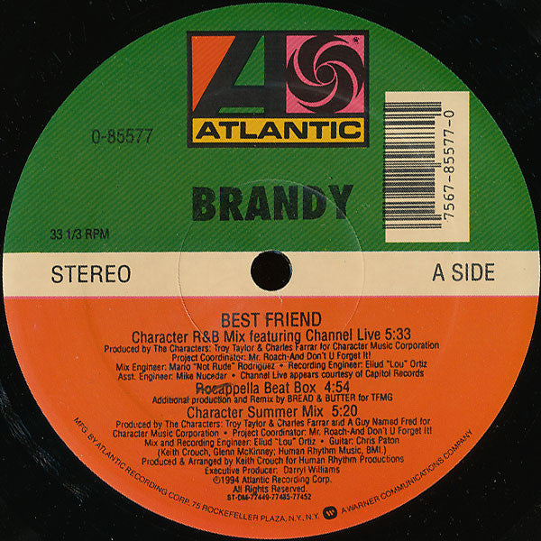 Brandy Groovy Coaster - Best Friend (Side A)