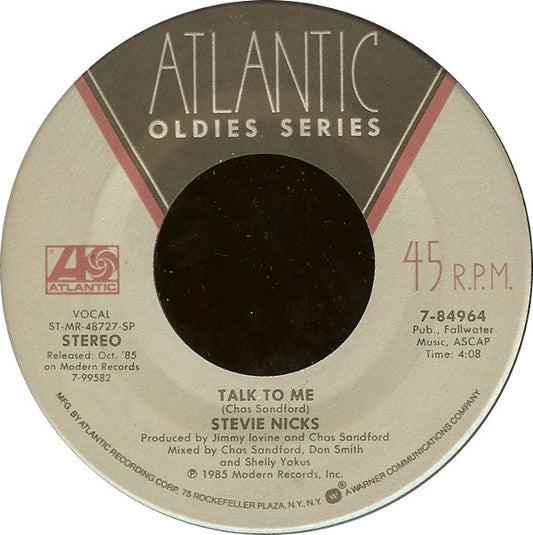 Stevie Nicks Groovy 45 Coaster - Talk To Me