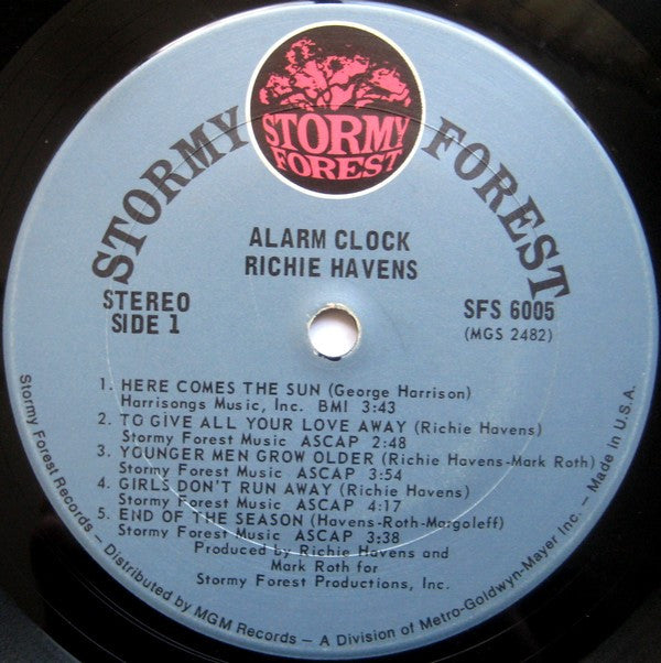 Richie Havens Groovy Coaster - Alarm Clock (Side 1)