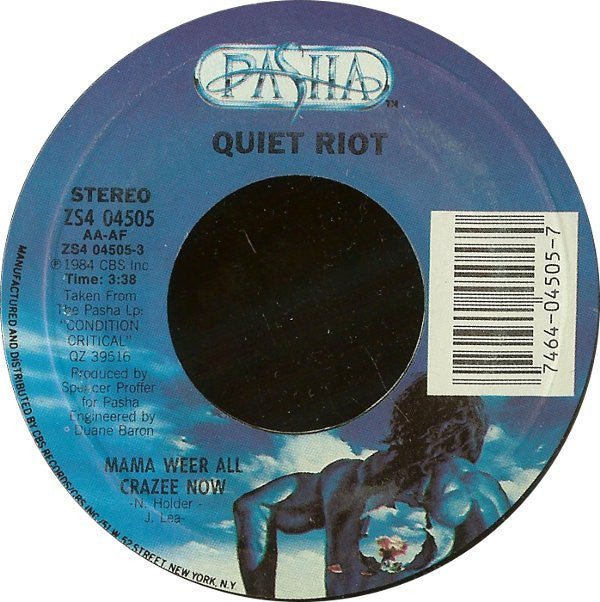 Quiet Riot Groovy Coaster - Mama Weer All Crazee Now