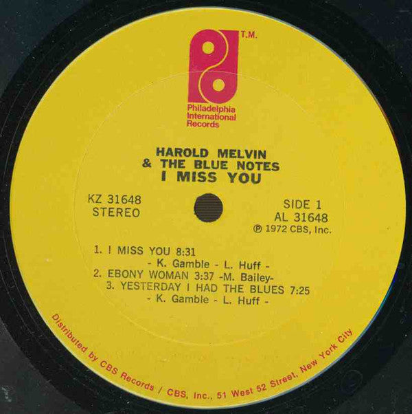 Harold Melvin And The Blue Notes Groovy Coaster - I Miss You