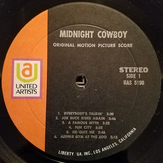 Various Groovy lp Coaster - Midnight Cowboy (Original Motion Picture Score)