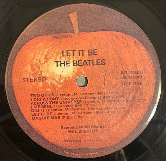 Beatles Groovy Coaster - Let It Be (Side 1)