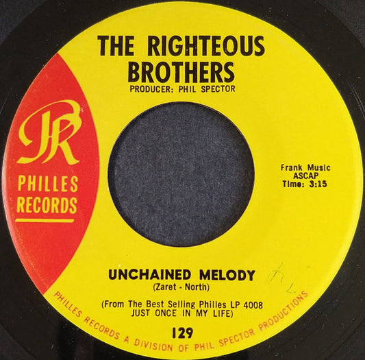 The Righteous Brothers Groovy 45 Coaster - Unchained Melody