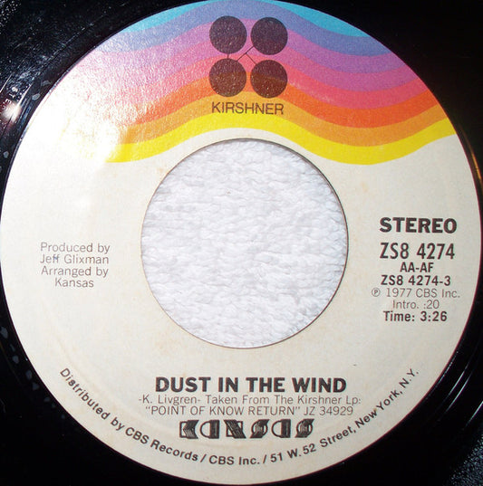 Kansas (2) Groovy Coaster - Dust In The Wind