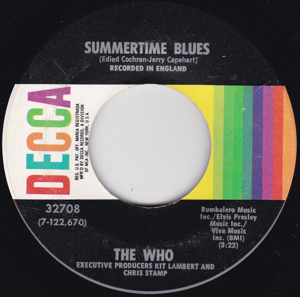 The Who Groovy Coaster - Summertime Blues