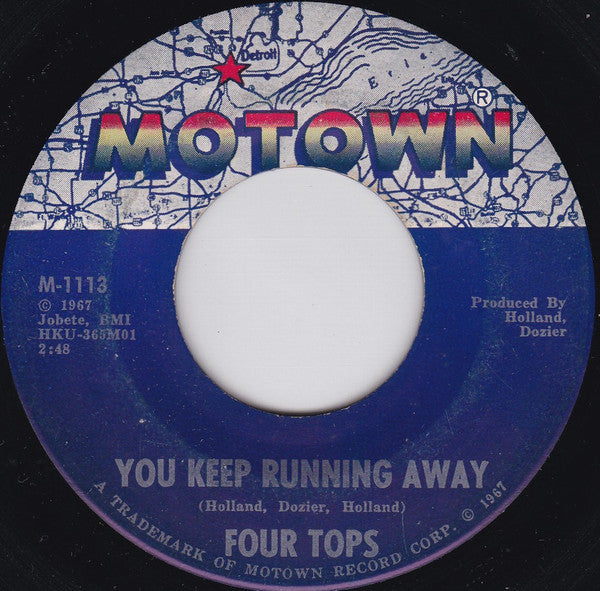 Four Tops Groovy 45 Coaster - You Keep Running Away