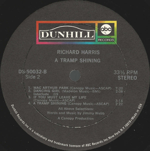 Richard Harris Groovy Coaster - A Tramp Shining