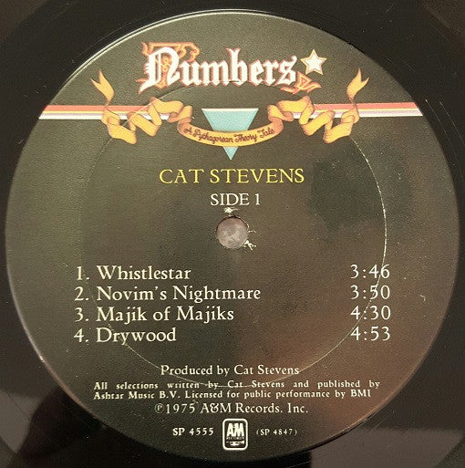 Cat Stevens Groovy Coaster - Numbers (Side 1)