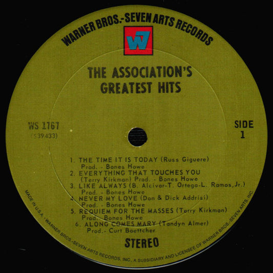 Association Groovy Coaster - Greatest Hits! (Side 1)