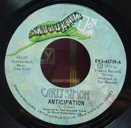 Carly Simon Groovy 45 Coaster - Anticipation