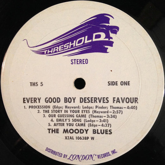 The Moody Blues Groovy Coaster - Every Good Boy Deserves Favour (Side 1)