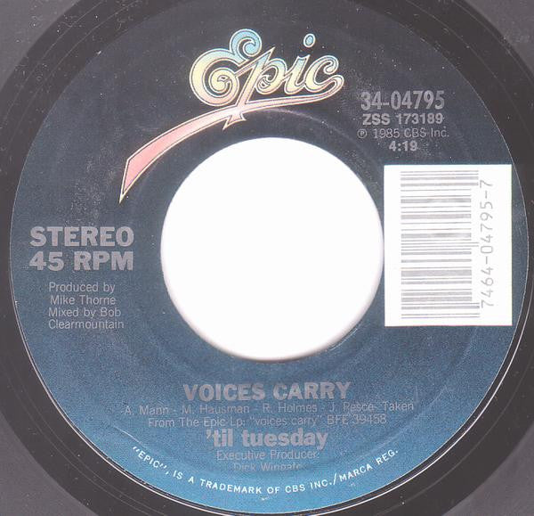 'Til Tuesday Groovy 45 Coaster - Voices Carry