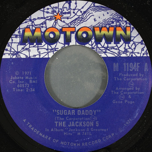 The Jackson 5 Groovy 45 Coaster - Sugar Daddy