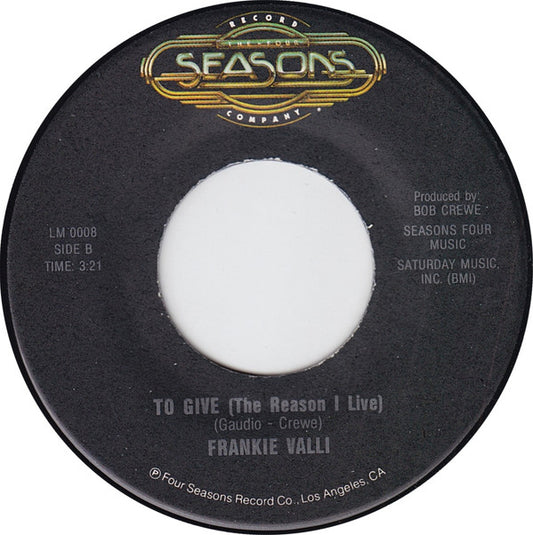 Frankie Valli Groovy Coaster - To Give (The Reason I Live)