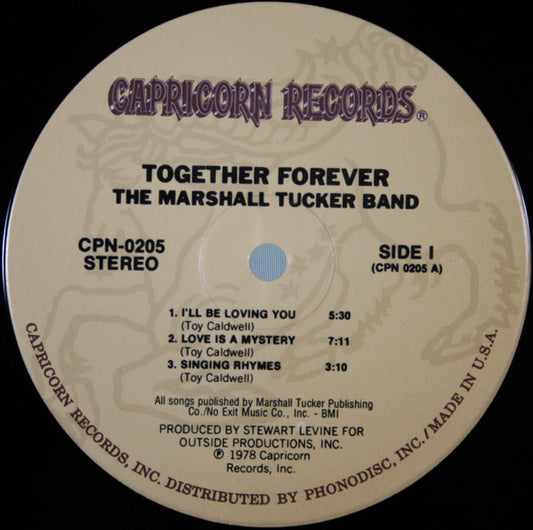 The Marshall Tucker Band Groovy Coaster - Together Forever (Side 1)