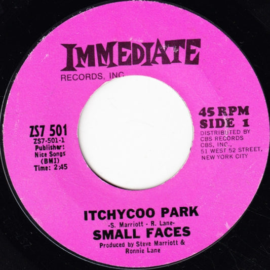 Small Faces Groovy 45 Coaster - Itchycoo Park