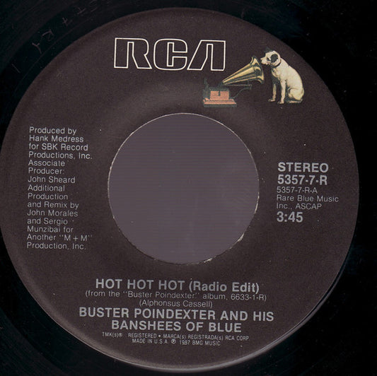 Buster Poindexter And His Banshees Of Blue Groovy 45 Coaster - Hot Hot Hot