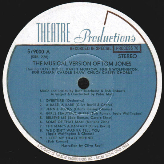 "Tom Jones" Original Musical Cast Groovy lp Coaster - Tom Jones