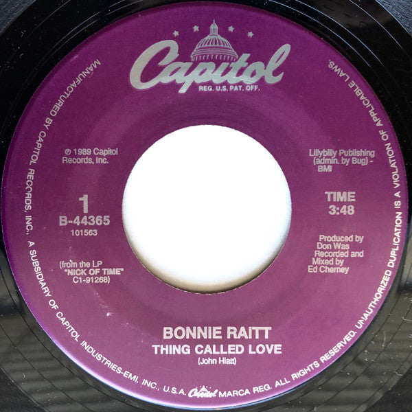 Bonnie Raitt Groovy 45 Coaster - Thing Called Love