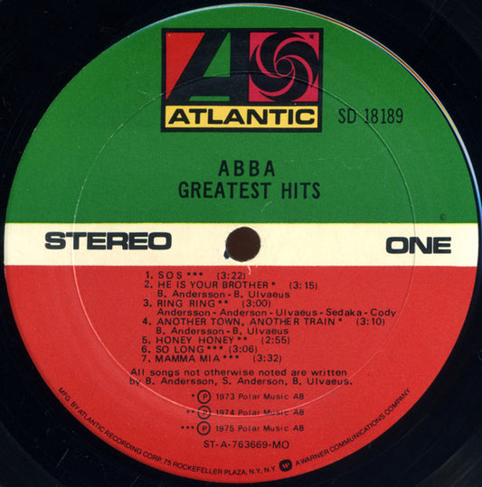 ABBA Groovy Coaster - Greatest Hits (Side 1)