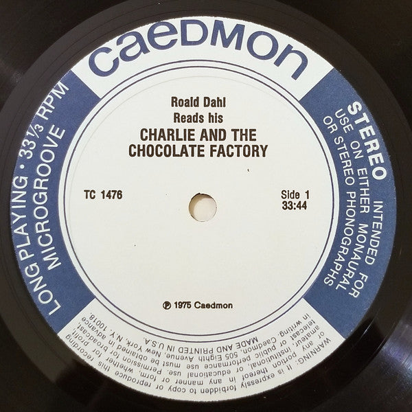 Roald Dahl Groovy lp Coaster - Charlie And The Chocolate Factory