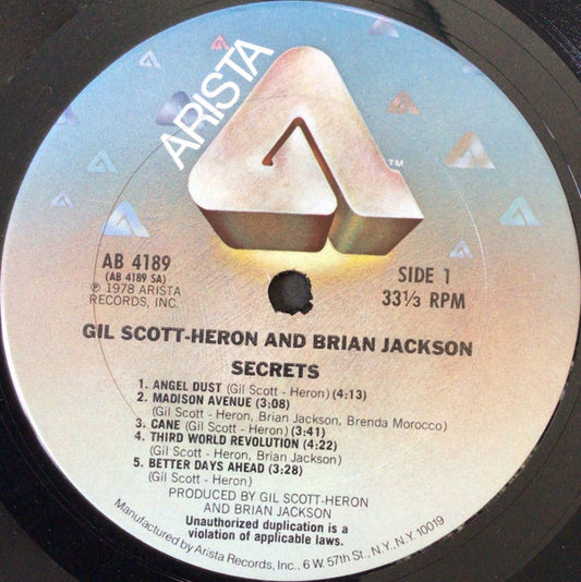 Gil Scott-Heron & Brian Jackson Groovy Coaster - Secrets