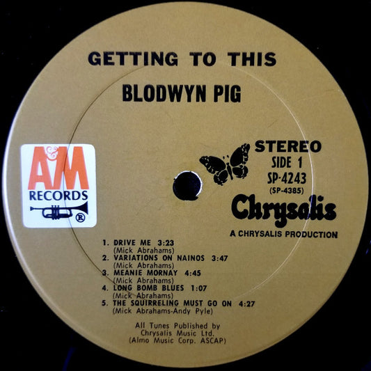 Blodwyn Pig Groovy Coaster - Getting To This (Side 1)