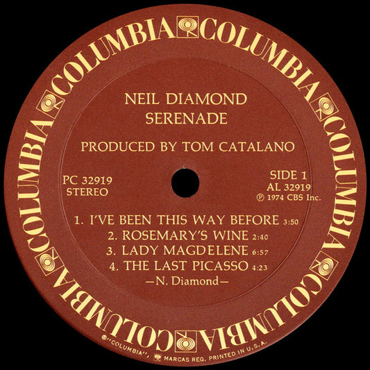 Neil Diamond Groovy Coaster - Serenade