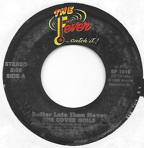 The Cover Girls Groovy 45 Coaster - Better Late Than Never