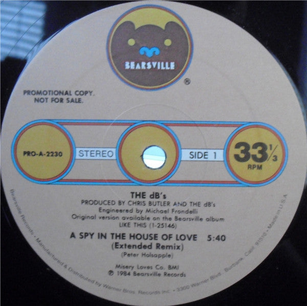 The dB's Groovy 12" Coaster - A Spy In The House Of Love