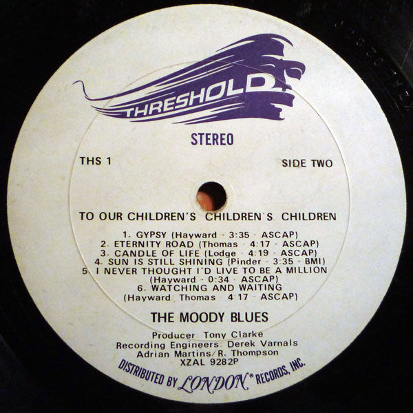 The Moody Blues Groovy Coaster - To Our Children's Children's Children (Side 2)