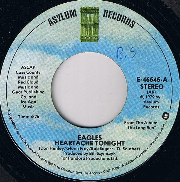 Eagles Groovy 45 Coaster - Heartache Tonight