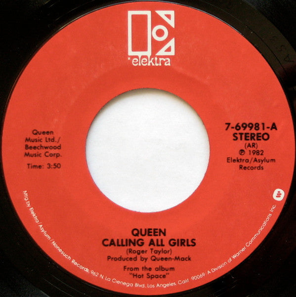 Queen Groovy 45 Coaster - Calling All Girls