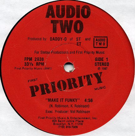 Audio Two Groovy Coaster - Make It Funky (Side 1)