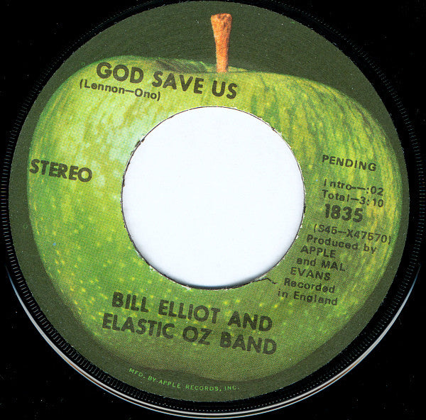 Elastic Oz Band Groovy Coaster - God Save Us