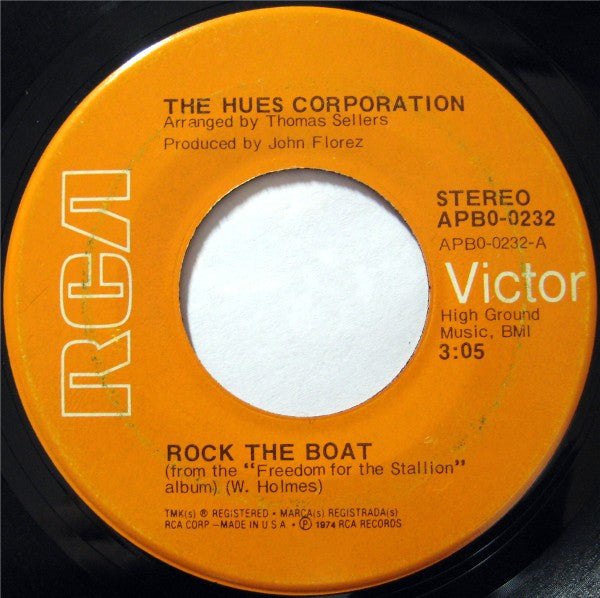 The Hues Corporation Groovy 45 Coaster - Rock The Boat