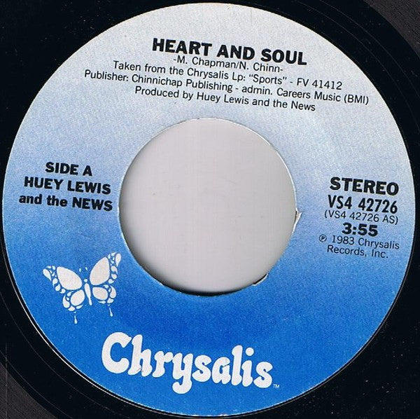 Huey Lewis & The News Groovy 45 Coaster - Heart And Soul