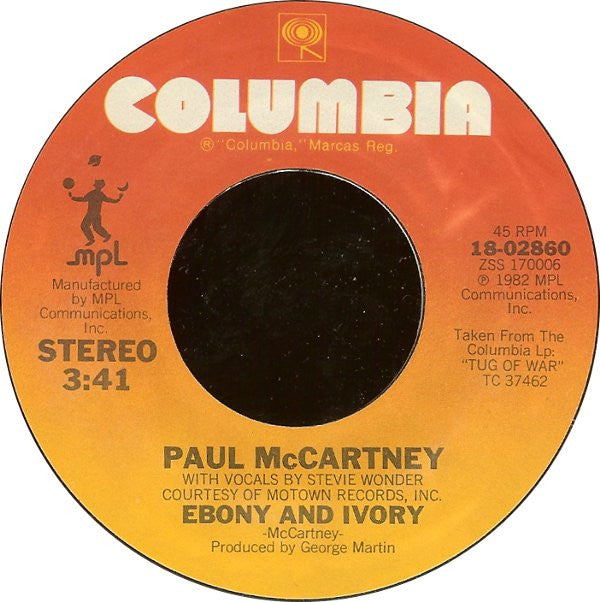 Paul McCartney Groovy Coaster - Ebony And Ivory