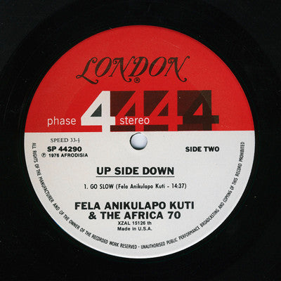 Fela Kuti Groovy Coaster - Up Side Down (Side 2)