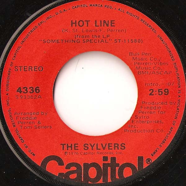 The Sylvers Groovy 45 Coaster - Hot Line