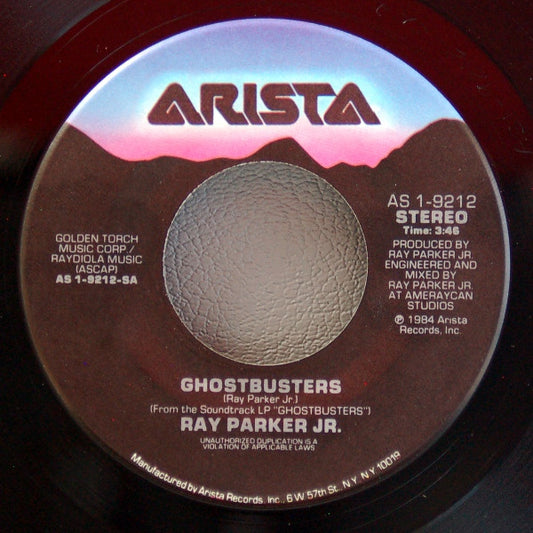 Ray Parker Jr. Groovy 45 Coaster - Ghostbusters