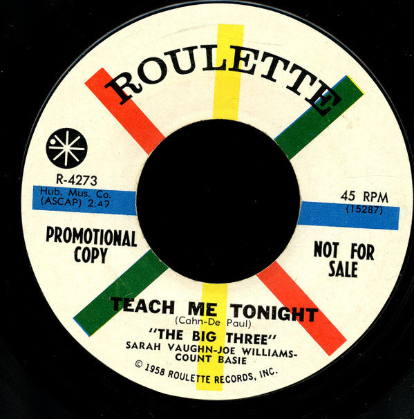 Sarah Vaughan Groovy Coaster - Teach Me Tonight