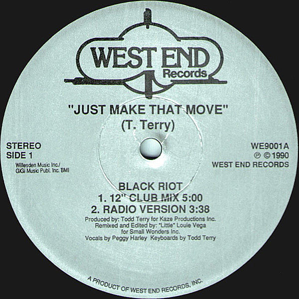 Black Riot Groovy Coaster - Just Make That Move