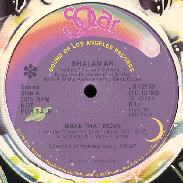 Shalamar Groovy Coaster - Make That Move