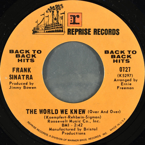 Frank Sinatra Groovy Coaster - The World We Knew (Over And Over)