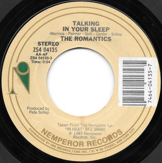 The Romantics Groovy Coaster - Talking In Your Sleep